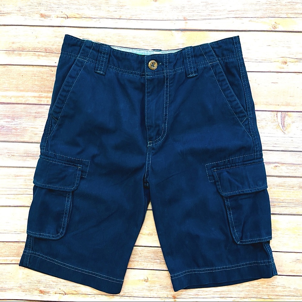 Johnnie-b    Navy Blue Cargo Shorts.